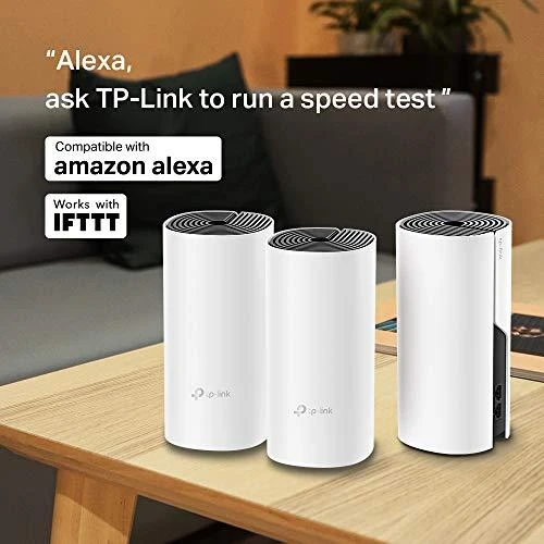 Maršrutizatorius TP-LINK AC1200 viso namo tinklelio „Wi-Fi“ sistema „Qualcomm“ procesorius 867 Mbps, 5 GHz + 300 Mbps, 2,4 GHz 2 Gigabit prievadai 2 vidinės antenos