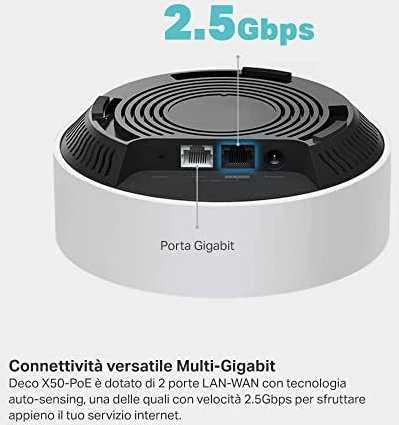 Maršrutizatorius TP-LINK TPLINK prieigos taškas Deco X50-PoE (2 pakuotės) X50PoE (2 pakuotės)