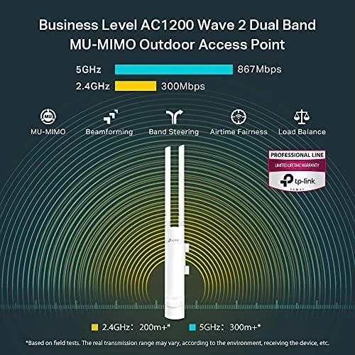 Prieigos taškas TP-LINK EAP225 (867 Mb/s - 802.11ac)
