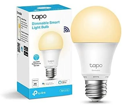 TP-LINK Smart Wi-Fi Light Bulb Dimmable 2.4GHz IEEE 802.11b/g/n E27 Base 220–240 V 50/60 Hz 806 lm 8.7W
