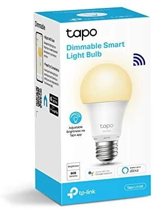 TP-LINK Smart Wi-Fi Light Bulb Dimmable 2.4GHz IEEE 802.11b/g/n E27 Base 220–240 V 50/60 Hz 806 lm 8.7W