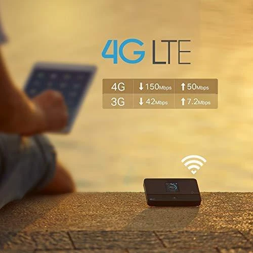 Modemas TP-LINK mobilusis 4G LTE WLAN Maršrutizatorius su integr.4G modemu, SIM kortelės lizdas, 1,4 colio TFT Ekranas, 2550 mAH Akku, Micro SD kortelės lizdas