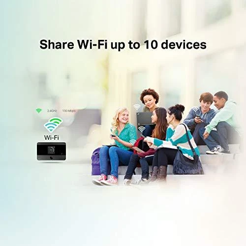 Modemas TP-LINK mobilusis 4G LTE WLAN Maršrutizatorius su integr.4G modemu, SIM kortelės lizdas, 1,4 colio TFT Ekranas, 2550 mAH Akku, Micro SD kortelės lizdas