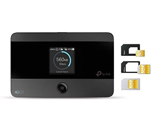 Modemas TP-LINK mobilusis 4G LTE WLAN Maršrutizatorius su integr.4G modemu, SIM kortelės lizdas, 1,4 colio TFT Ekranas, 2550 mAH Akku, Micro SD kortelės lizdas