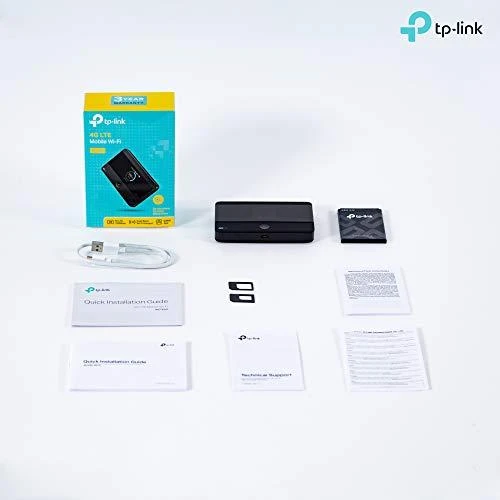 Modemas TP-LINK mobilusis 4G LTE WLAN Maršrutizatorius su integr.4G modemu, SIM kortelės lizdas, 1,4 colio TFT Ekranas, 2550 mAH Akku, Micro SD kortelės lizdas