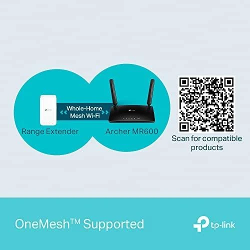 TP-LINK 4G+ LTE Maršrutizatorius Archer MR600 802.11ac