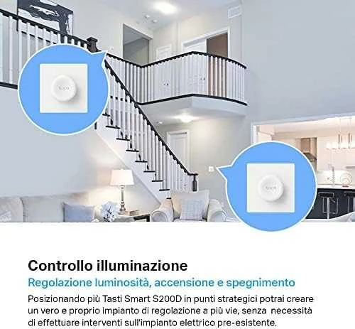 TP-LINK išmanusis šviesos reguliatorius TAPO S200D (TAPO S200D)