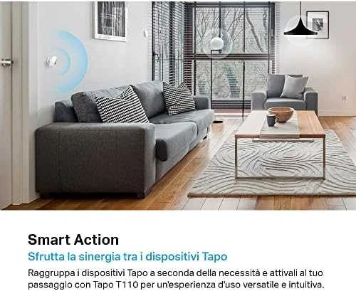 TP-LINK | Tapo išmanusis kontaktinis jutiklis | Tapo T110 | 868/922MHz