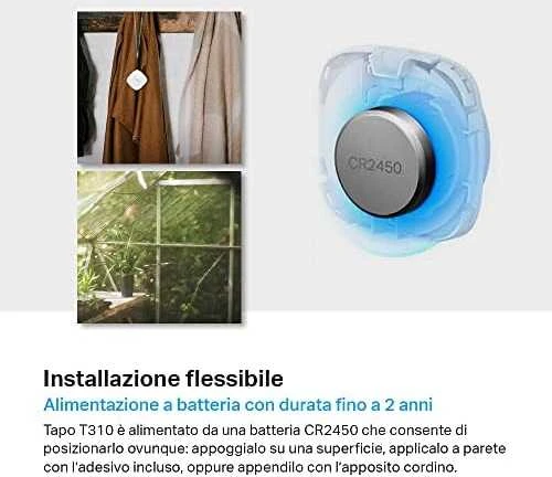 TP-LINK išmanusis temperatūros jutiklis Tapo T310 (TAPO T310)