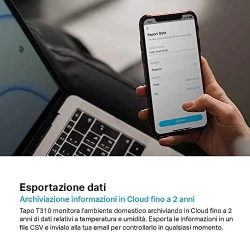 TP-LINK išmanusis temperatūros jutiklis Tapo T310 (TAPO T310)