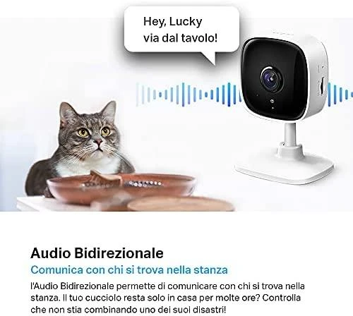 TP-LINK | Namų apsauga Wi-Fi kamera | Tapo C110 | Kubas | 3 MP | 3,3 mm/F/2,0 | Privatumo režimas, garso ir šviesos signalizacija, judesio aptikimas ir pranešimai, patobulintas naktinis matymas | H.264 | Micro SD, maks. 256 GB