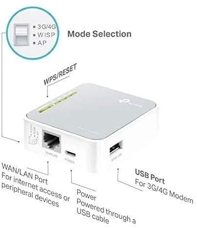 Šakotuvas TP-Link 3G maršrutizatorius / TL-MR3020