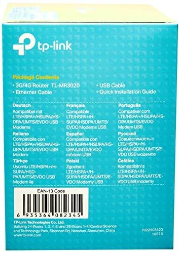 Šakotuvas TP-Link 3G maršrutizatorius / TL-MR3020