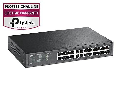 Šakotuvas TP-LINK 24 prievadų gigabito ECO komutatorius, 19 colių