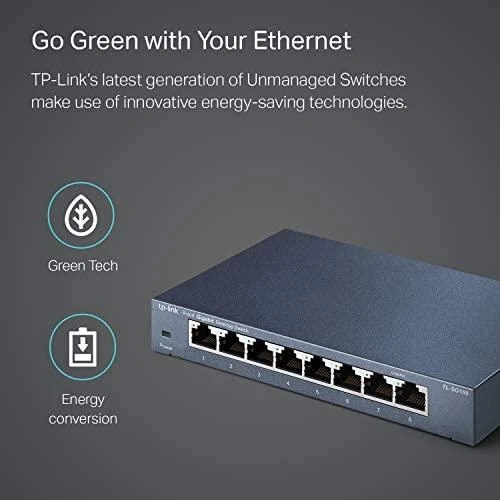Šakotuvas Komutatorius TP-Link 8port / TL-SG108
