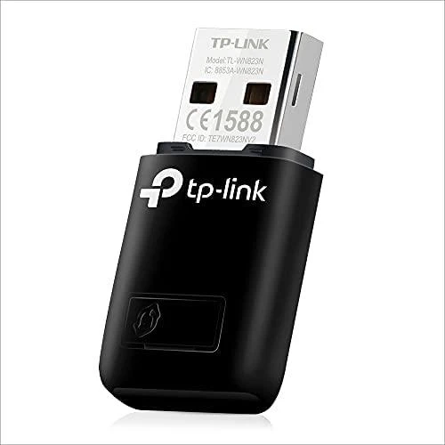 TP-LINK N300 WLAN Mini-USB adapteris, 2,4 GHz, 802.11b/g/n, QSS mygtukas, Autorun įrankis, palaiko Windows XP/Vista/7/8 ir MacOS