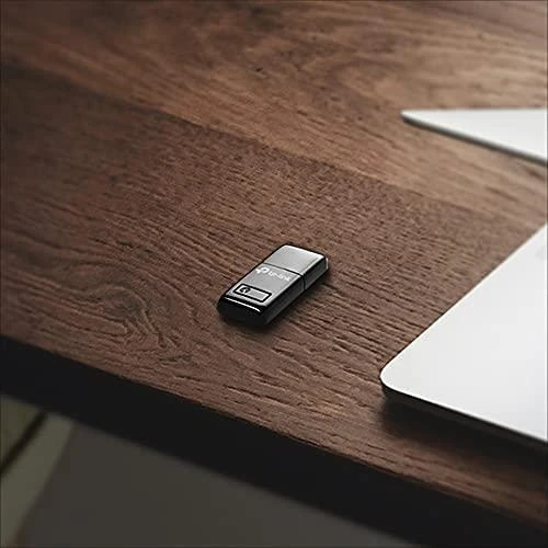 TP-LINK N300 WLAN Mini-USB adapteris, 2,4 GHz, 802.11b/g/n, QSS mygtukas, Autorun įrankis, palaiko Windows XP/Vista/7/8 ir MacOS