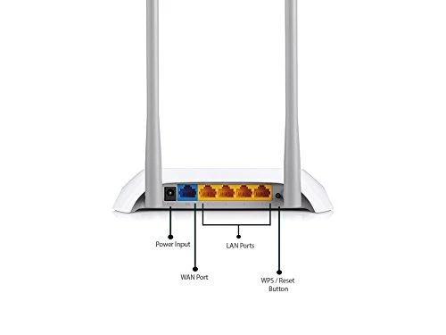 TP-LINK 300Mbps Wireless N Maršrutizatorius Broadcom 2T2R 2.4GHz 802.11n/g/b Integruotas 4 prievadų jungiklis 2 antenos