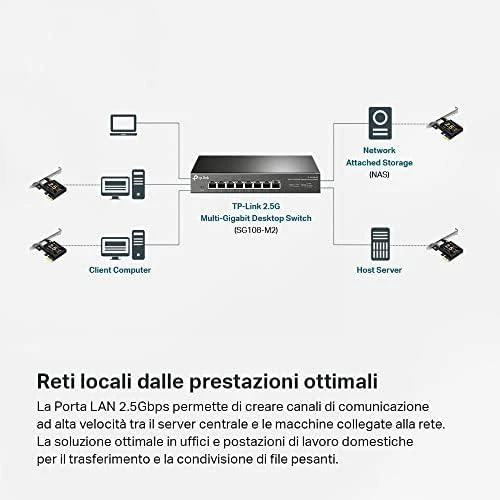 TINKLO KORTELĖ ETHERNET PCIE TL-TX201 2.5 Gigabit Ethernet TP-LINK