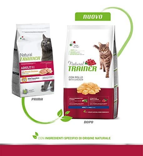 Natural Trainer CAT ADULT CHICKEN su vištiena 10kg