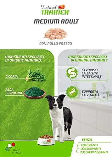 Natural Trainer ADULT MEDIUM (Vištiena) 12kg