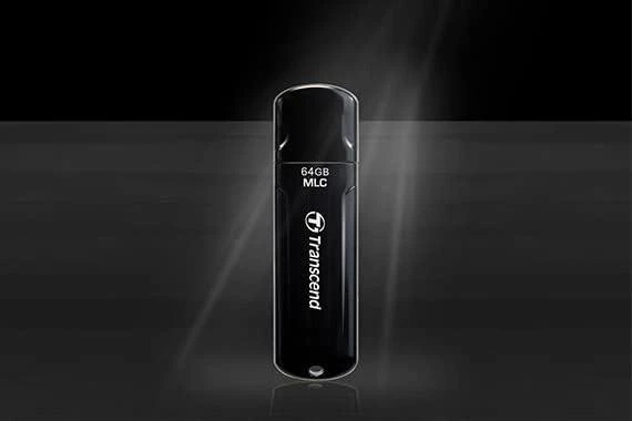 Transcend 64 GB „JETFLASH 750“ USB 3.0 atmintinė – MLC SCHWARZ IN