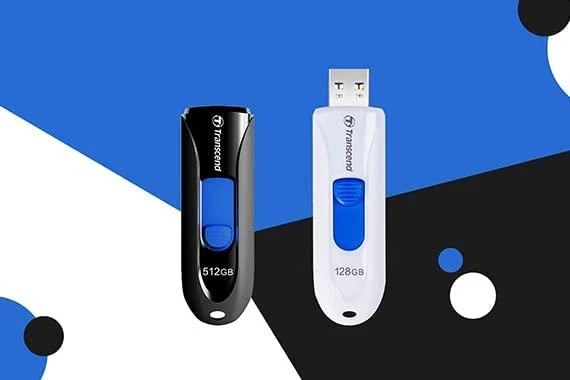 TRANSCEND 256GB USB 3.0 USB atmintinė be dangtelio Juoda