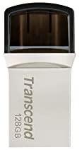 TRANSCEND 128GB USB3.0 Pen Drive OTG Type A&C Sidabrinis