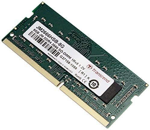 Nešiojamo kompiuterio atmintis TRANSCEND 8GB JM DDR4 2666 SO-DIMM 1Rx8 1Gx8 CL19 1,2V