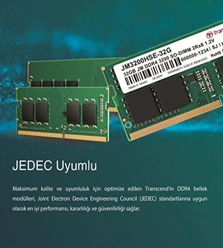 RAM TRANSCEND 32GB JM DDR4 3200Mhz SO-DIMM 2Rx8 2Gx8 CL22 1.2V