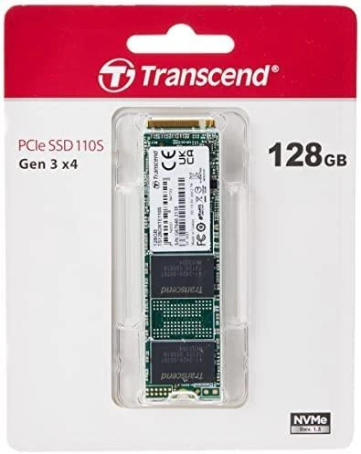TRANSCEND 128GB M.2 2280PCIe Gen3x4 3D TLC be DRAM