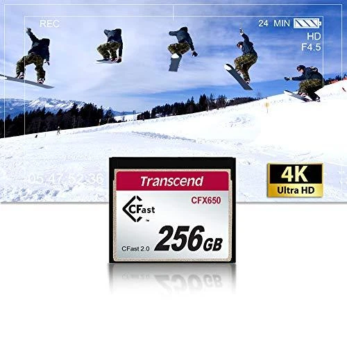 Transcend CFast 2.0 atminties kortelė 256GB