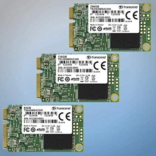 TRANSCEND 128GB mSATA SSD SATA3 3D TLC