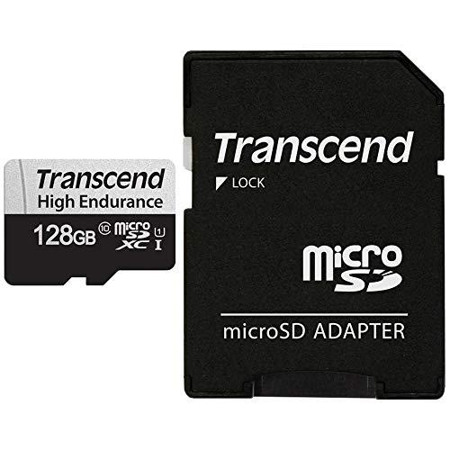 Atminties kortelė TRANSCEND 128GB Micro SD kortelė su adapteriu U1 High Endurance