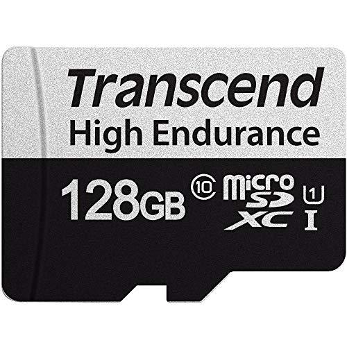 Atminties kortelė TRANSCEND 128GB Micro SD kortelė su adapteriu U1 High Endurance