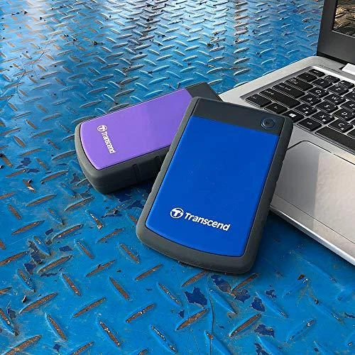 Išorinis kietasis diskas Transcend 25H3B 2.5'' 1TB USB3, Triguba smūgių slopinimo sistema