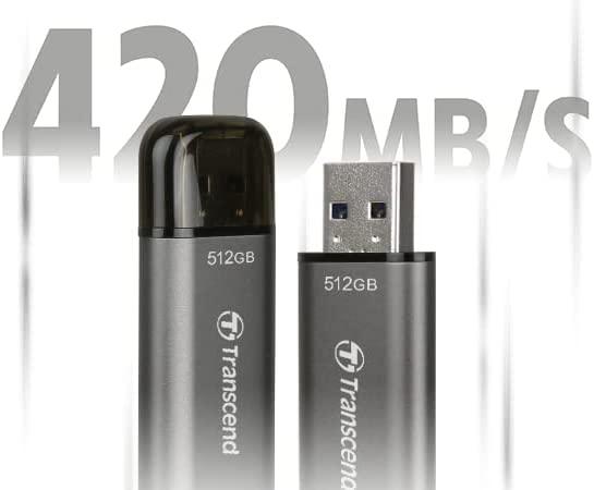 TRANSCEND JetFlash 920 USB 256GB USB3.2 Pen Drive TLC didelės spartos