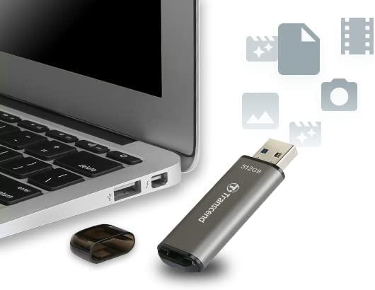 TRANSCEND JetFlash 920 USB 256GB USB3.2 Pen Drive TLC didelės spartos