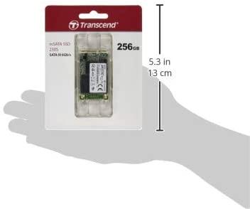 TRANSCEND 256GB mSATA SSD SATA3 3D TLC