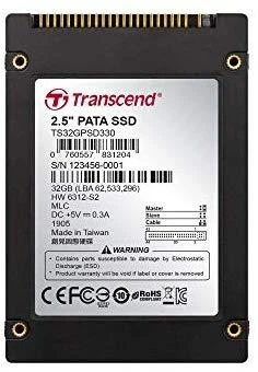 TRANSCEND 32GB SSD 6,35 cm 2,5 colio IDE MLC