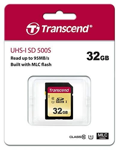 Atminties kortelė TRANSCEND 32GB UHS-I U1 SD kortelė MLC