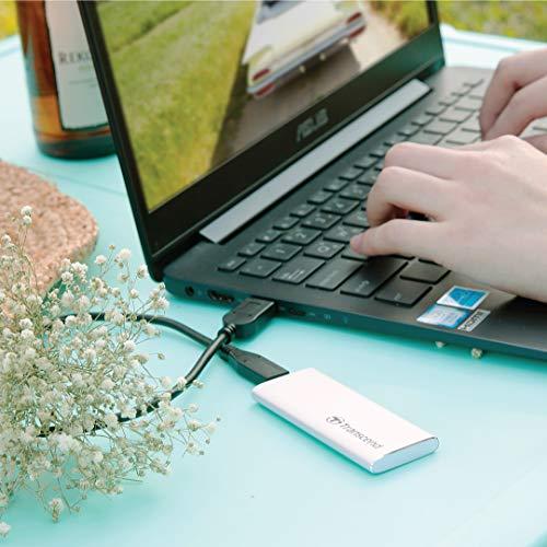 Transcend 480GB, Išorinis kietasis diskas SSD, ESD240C, USB 3.1 Gen 2, Type C, R/W 520/460 MB/s
