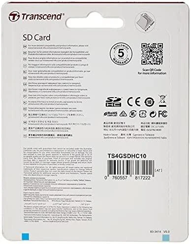Atminties kortelė Transcend SDHC 4GB Class 10