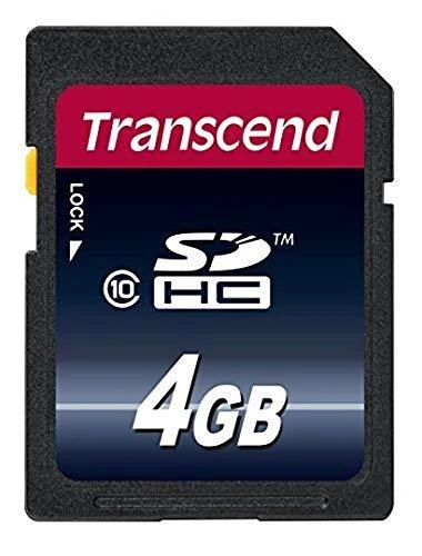 Atminties kortelė Transcend SDHC 4GB Class 10