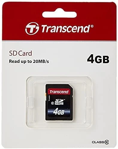 Atminties kortelė Transcend SDHC 4GB Class 10