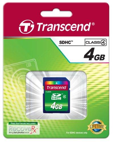 Atminties kortelė Transcend SDHC 4GB 4 klasė