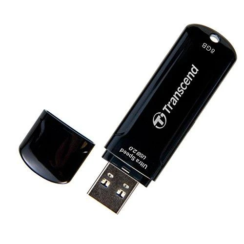 Transcend Mėlyna USB atmintinė 8 GB USB 2.0 didelės spartos - JETFLASH 600 MLC Mėlynas