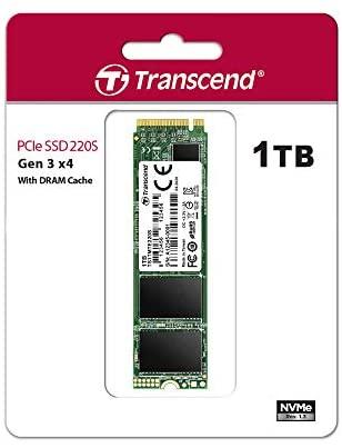 TRANSCEND 1TB M.2 2280 PCIe Gen3x4 M-Key 3D TLC su Dram
