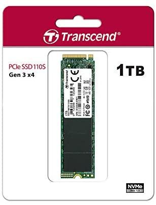Transcend SSD 110S 1TB 3D NAND Flash PCIe Gen3 x4 M.2 2280, R/W 1700/1500 MB/s