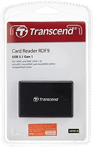 TRANSCEND universalus UHS-II kortelių skaitytuvas USB 3.1 Gen 1